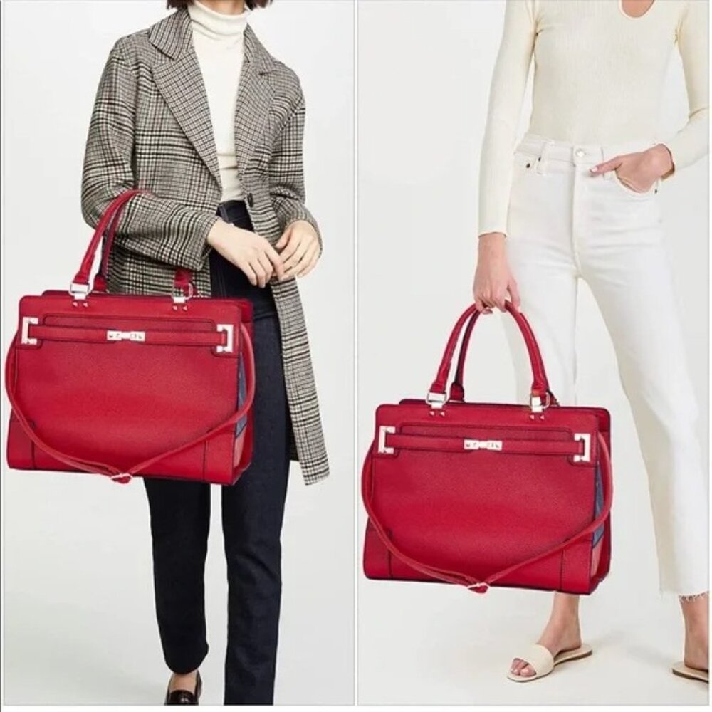 Chic Red Shoulder Bag Pet carrier Boujie on a budget (Purse puppy) 🐶
